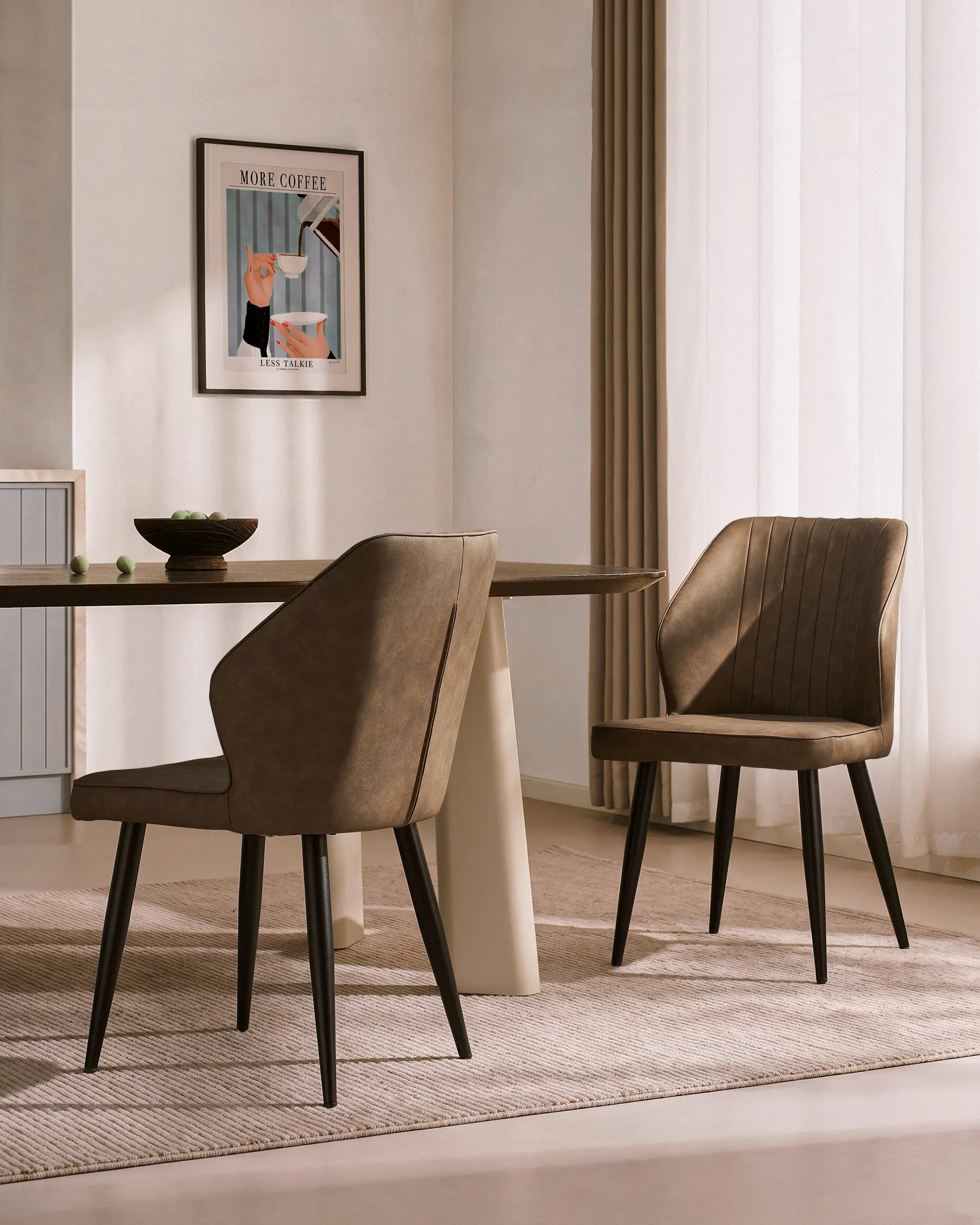 Danforth Faux Leather Dining Chairs [Set of 6]-6