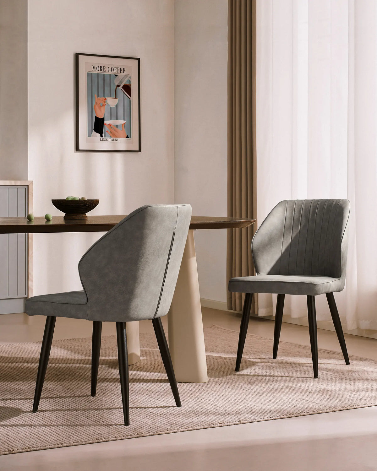 Danforth Faux Leather Dining Chairs [Set of 6]-5
