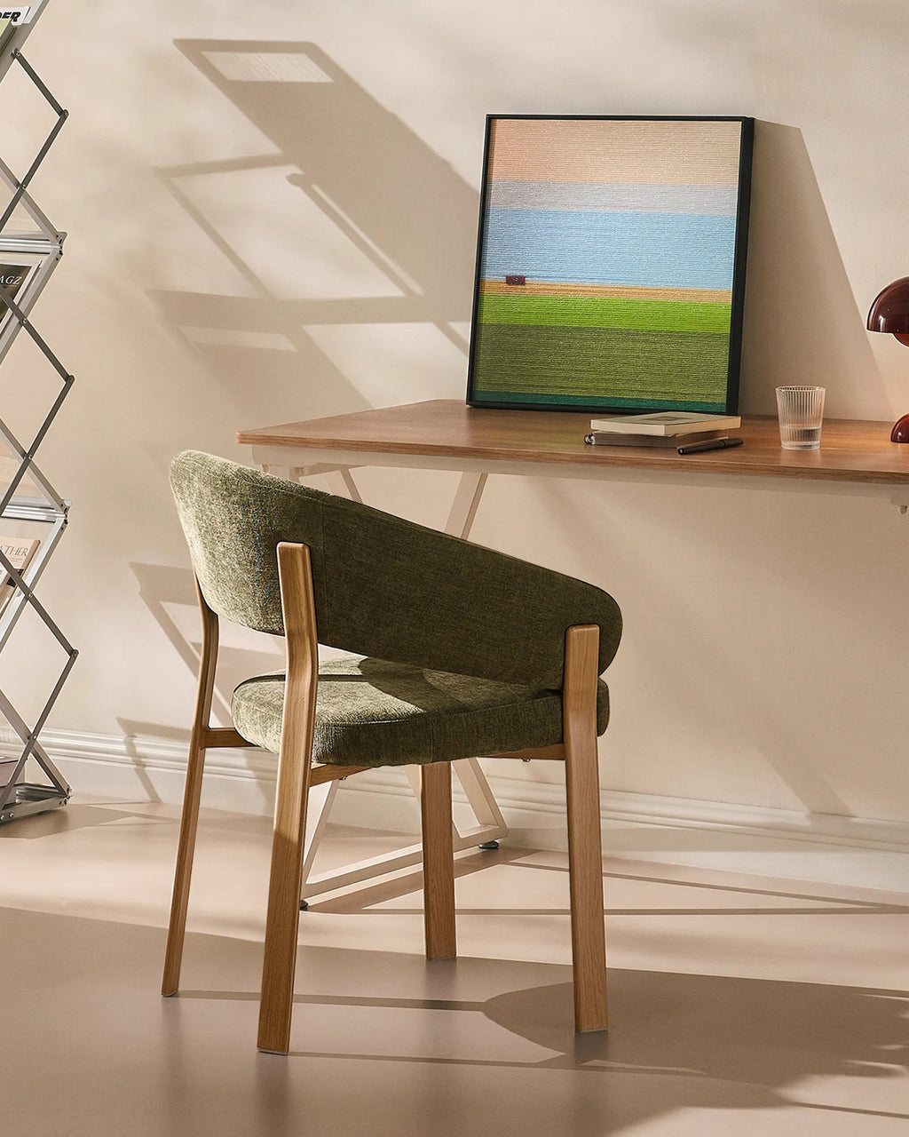 Bramley Moss Green Dining Armchair-3