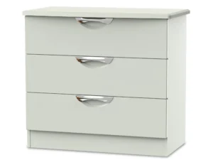 ASC Corsica 3 Drawer Low Chest of Drawers (Assembled)