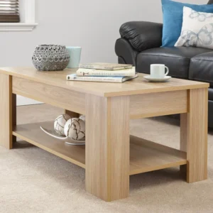 GFW Arvika Oak Lift Up Coffee Table