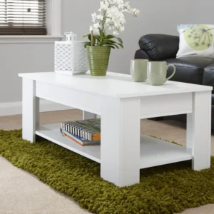GFW Arvika White Lift Up Coffee Table