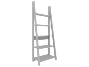 LPD Tiva Grey 5 Tier Ladder Bookcase