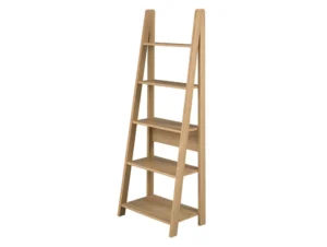 LPD Tiva Oak 5 Tier Ladder Bookcase