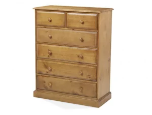 Archers Berwick 4+2 Drawer Pine Wooden Chest of Drawers (Assembled)