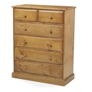 Archers Berwick 4+2 Drawer Pine Wooden Chest of Drawers (Assembled)