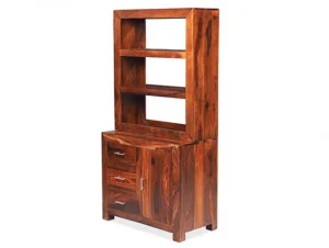 Archers Santa Clara 1 Door 3 Drawer Acacia Small Wooden Dresser Unit (Part Assembled)