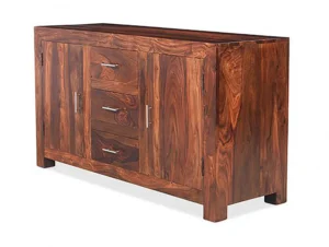 Archers Santa Clara 2 Door 3 Drawer Acacia Wooden Sideboard (Assembled)