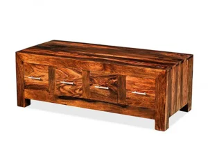 Archers Santa Clara 4 Drawer Acacia Wooden Coffee Table (Assembled)
