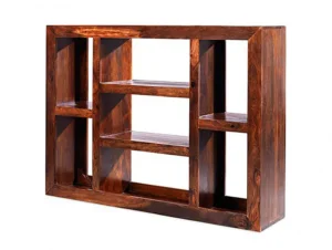Archers Santa Clara Acacia Wide Wooden Bookcase (Assembled)