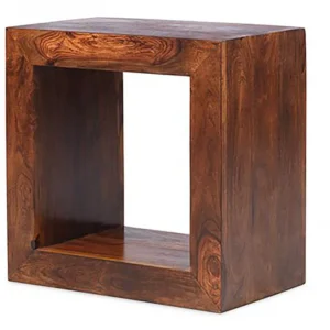 Archers Santa Clara Acacia Wooden Cube Table (Assembled)