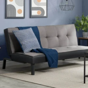 Birlea Aurora Grey Velvet Sofa Bed