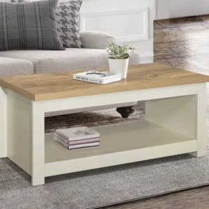 Birlea Highgate Cream and Oak Effect Coffee Table
