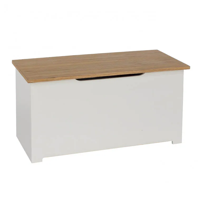 Core Colorado White and Oak Blanket Box