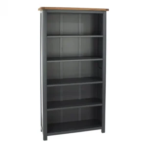 Core Dunkeld Midnight Blue and Oak Tall Bookcase