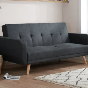 Birlea Farrow Large Grey Fabric Sofa Bed