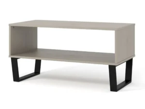 Core Texas Grey Waxed Pine Open Coffee Table