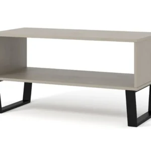 Core Texas Grey Waxed Pine Open Coffee Table
