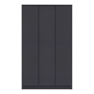 Seconique Malvern Grey 3 Door Triple Wardrobe
