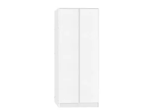 Seconique Malvern White 2 Door Double Wardrobe