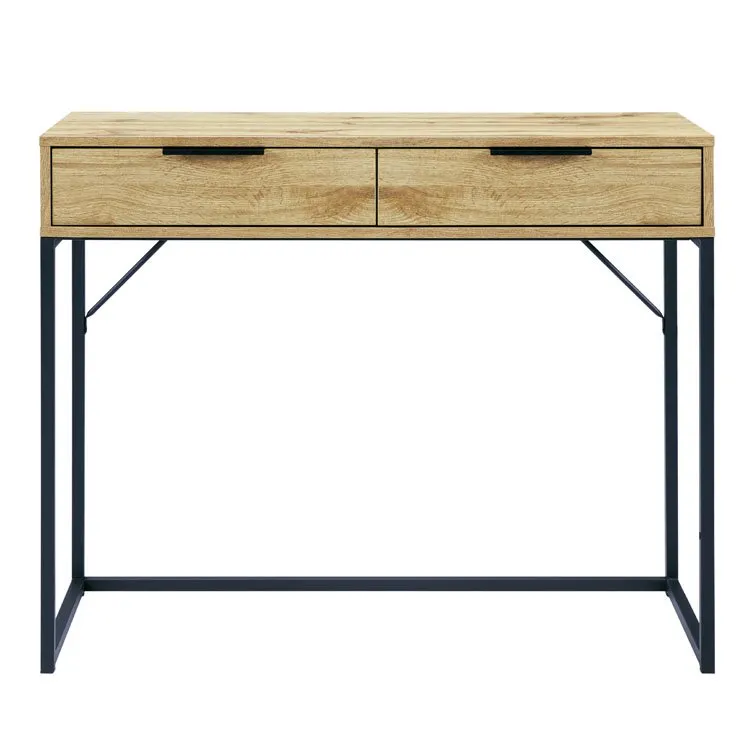 Julian Bowen Bali Oak 2 Drawer Dressing Table - Image 3