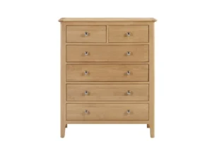 Julian Bowen Cotswold Oak 4+2 Chest of Drawers
