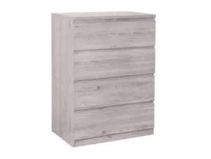 Julian Bowen Jupiter Grey Oak 4 Drawer Chest of Drawers
