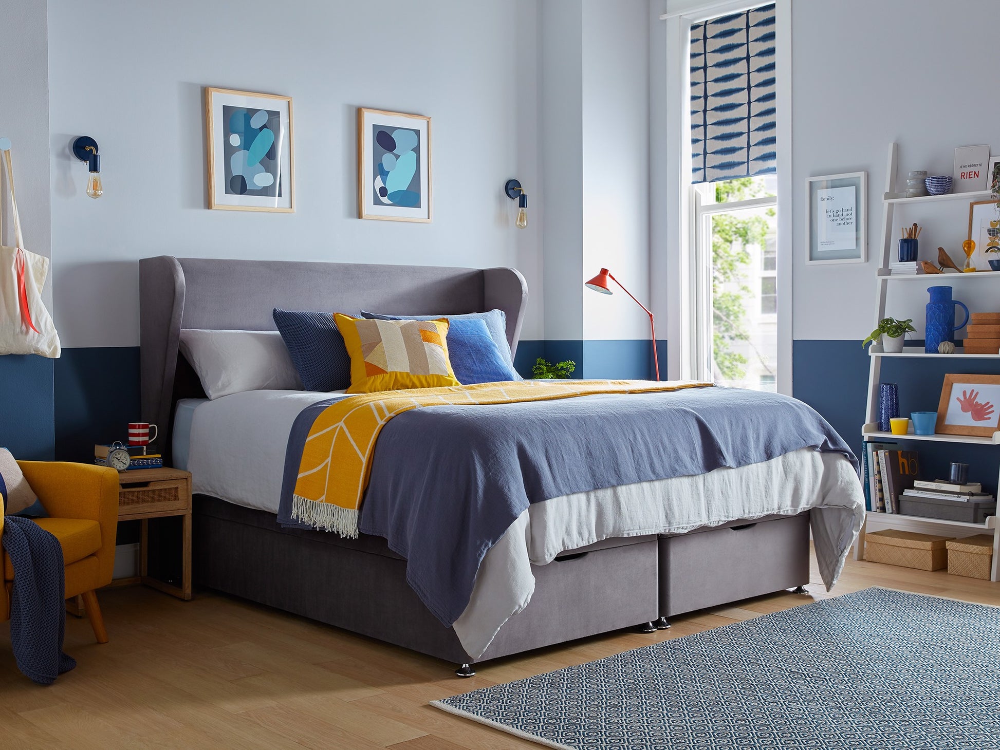 Silentnight Falcon Floor Standing Headboard - Double - Image 4