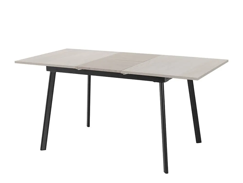 Seconique Avery 120cm Grey Oak and Concrete Effect Extending Dining Table