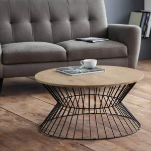 Julian Bowen Jersey Euro Oak Effect Coffee Table