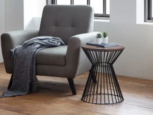 Julian Bowen Jersey Walnut Effect Lamp Table