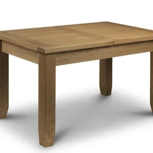 Julian Bowen Astoria 140cm Waxed Oak Extending Dining Table