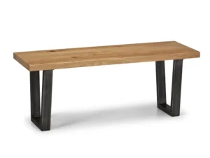 Julian Bowen Brooklyn 120cm Oak Dining Bench