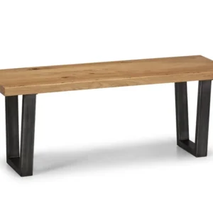 Julian Bowen Brooklyn 120cm Oak Dining Bench