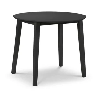 Julian Bowen Coast 90cm Black Drop Leaf Dining Table