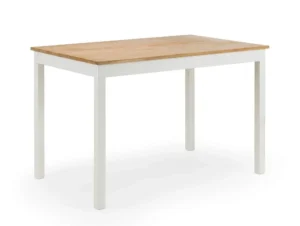 Julian Bowen Coxmoor 118cm Ivory and Oak Dining Table