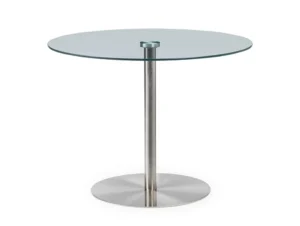 Julian Bowen Milan 100cm Glass Dining Table