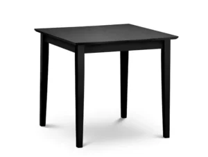 Julian Bowen Rufford 80cm Black Extending Dining Table