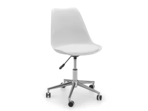 Julian Bowen Erika White Moulded Office Chair