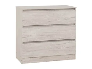 Seconique Malvern Urban Snow 3 Drawer Chest of Drawers
