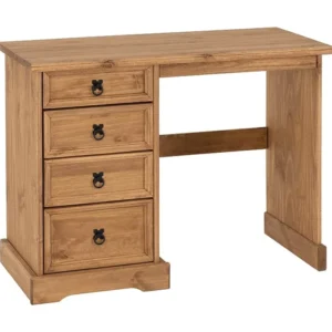 Seconique Corona Pine 4 Drawer Dressing Table