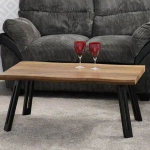 Seconique Quebec Wave Oak Effect Coffee Table