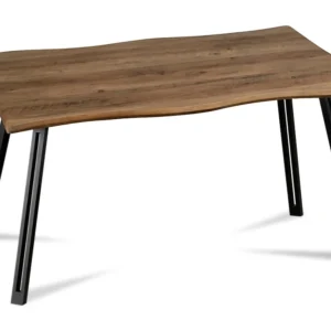 Seconique Quebec Wave 140cm Oak Effect Dining Table