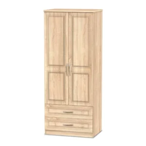 Welcome Dorset 2 Door 2 Drawer Double Wardrobe (Assembled)