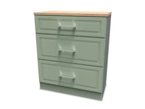 Welcome Kent 3 Drawer Deep Chest of Drawers (Assembled)