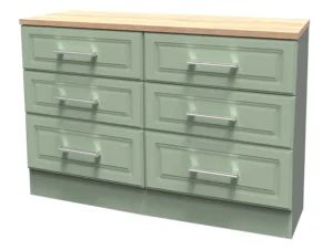 Welcome Kent 6 Drawer Midi Chest of Drawers (Assembled)