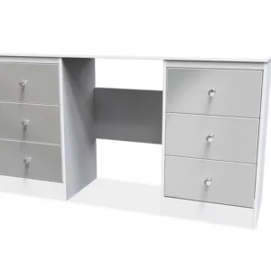 Welcome Padstow Double Pedestal Dressing Table (Assembled)