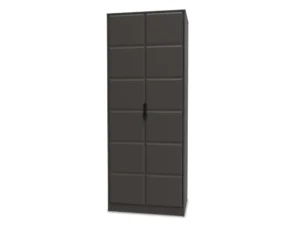 Welcome New York 2 Door Tall Double Hanging Wardrobe (Assembled)