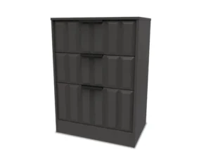 Welcome New York 3 Drawer Midi Chest of Drawers (Assembled)