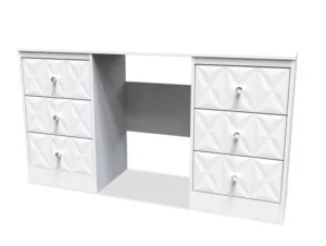 Welcome San Jose Double Pedestal Dressing Table (Assembled)